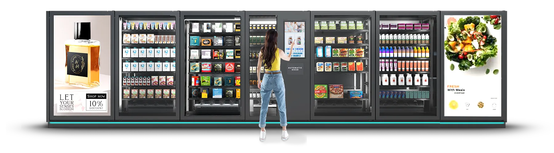 DMVI custom vending machine showroom and product gallery