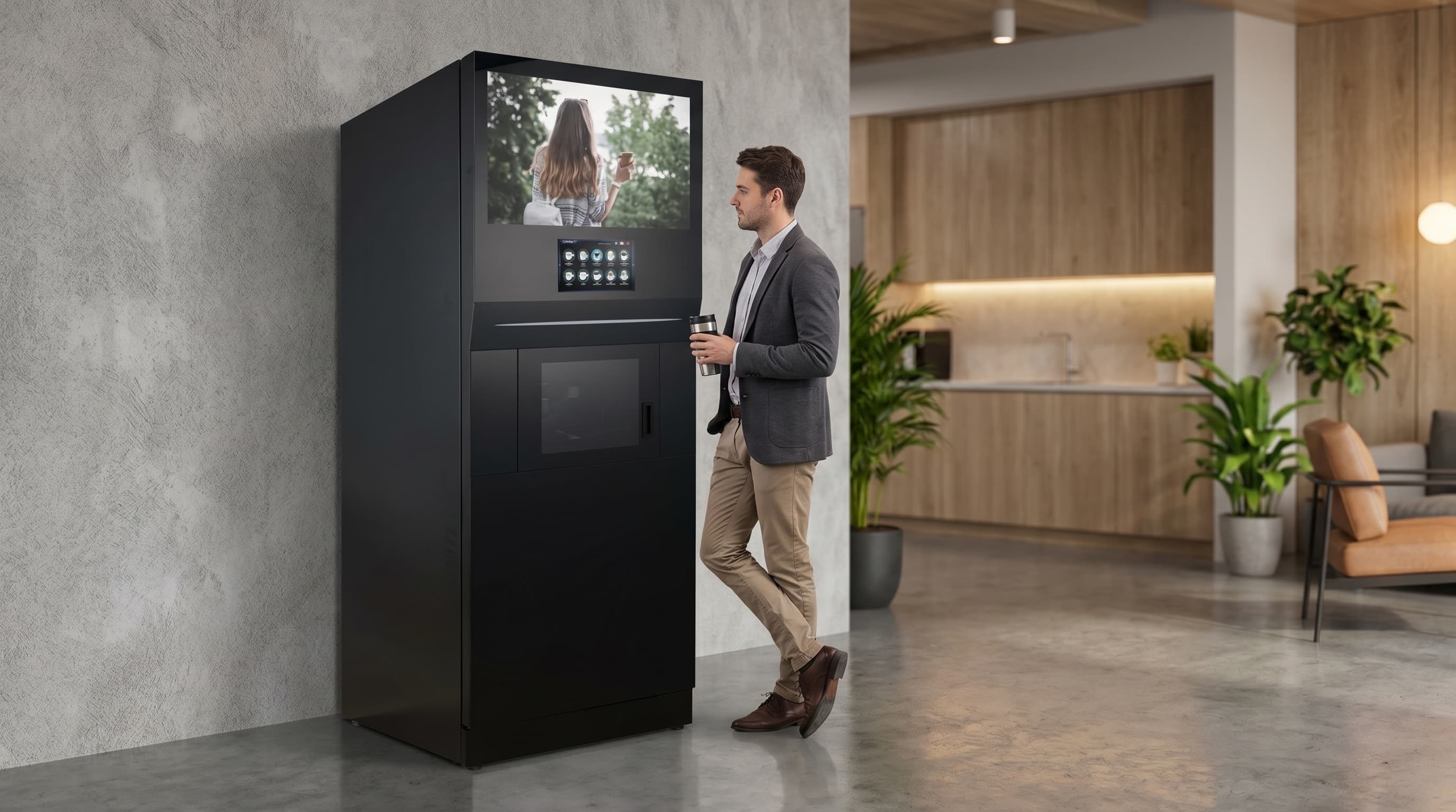 Coffee vending machine