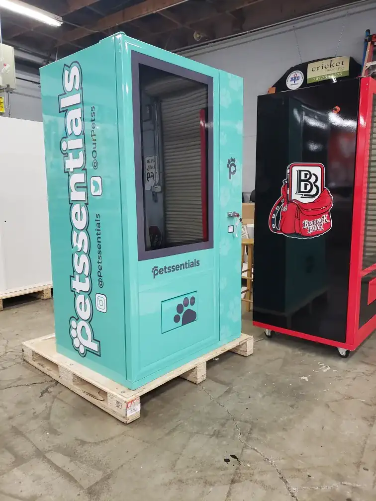 Large format DMVI smart vending machine for automated retail