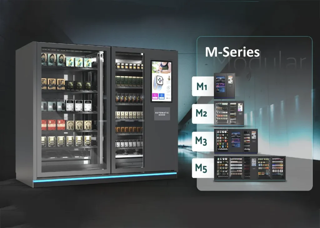 DMVI M-Series modular vending system installation